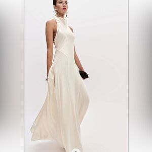 Reformation Roy Satin Dress